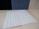 Lamellamintás filcpanel - filcből készült puha falburkoló 60x120 cm, krém