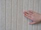 Lamellamintás filcpanel - filcből készült puha falburkoló 60x120 cm, krém