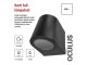 Oculus kültéri fali lámpa (GU10) IP44, fekete