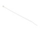 Gyorskötöző, kábelkötegelő (2.5 x 140 mm - 100 darab) fehér