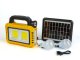 Napelemes LED zseblámpa, reflektor, kézilámpa (10W/800 lm), 6 funkciós