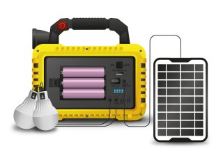 Napelemes LED zseblámpa, reflektor, kézilámpa (10W/800 lm), 6 funkciós