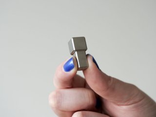 NOX rozsdamentes acél négyzetes végzáró sarokprofil élvédőhöz (11 mm) inox - 1 db