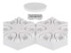 GoSmart Hexagon moduláris beltéri LED hangulatfény (RGBIC) Wi-Fi, 6 db
