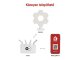 GoSmart Hexagon moduláris beltéri LED hangulatfény (RGBIC) Wi-Fi, 6 db
