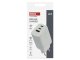 USB töltő, hálózati adapter - USB + 2xUSB-C, gyorstöltéssel 65W (5-20V/3-3.25A) - Fehér