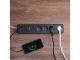GoSmart elosztó (4 földelt+USB) Wi-Fi vezérlés okos készülékekkel
