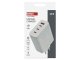 USB töltő, hálózati adapter - USB + 3xUSB-C, gyorstöltéssel 120W (5-20V/5-1.5A) - Fehér