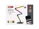 GoSmart LED állólámpa, hangulatfény, állítható, RGBIC, Wi-Fi (175 cm), fekete