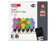 GoSmart Party LED fényfüzér, kültéri - (15 m/15 db izzó) RGBIC, Wifi vezérléssel