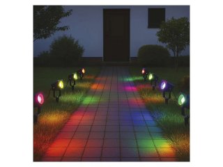 GoSmart leszúrható LED lámpa (4db) fekete ház (4x1.5W) RGBIC+CCT, IP65