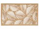 Fali dekorpanel, calathea levél minta, 90x150 cm, 3 mm HDF - Antracit