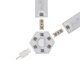 GoSmart moduláris beltéri LED hangulatfény (RGBIC) Wi-Fi, fehér, 9 db