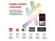 GoSmart moduláris beltéri LED hangulatfény (RGBIC) Wi-Fi, fehér, 9 db