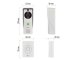 GoSmart videó kaputelefon szett, vezeték nélküli, akkumulátor, napelem, IP-09D (beltéri csengő + kameraegység) Wi-Fi, fehér