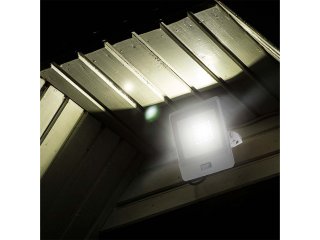 DIY LED reflektor beépített mozgásérzékelővel, fehér (30W/2340lm) természetes fehér, 1 méteres vezetékkel