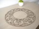 Fali dekoráció, ornament minta, 50 cm, 3 mm HDF - Sonoma tölgy