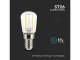 E14 LED izzó filament (2W/300°) ST26 - hideg fehér