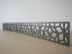 Fali dekorpanel, mozaik minta, 15x150 cm, 3 mm HDF - Antracit