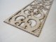 Fali dekorpanel, csipke minta, 15x150 cm, 3 mm HDF - Antracit