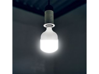 E27 LED lámpa (20W/160°) T80 - hideg fehér