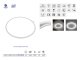 Design LED panel Avar (Ø591mm) 40W, 3500 lm - természetes fehér