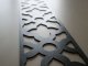 Fali dekorpanel, marokkói minta, 15x150 cm, 3 mm HDF - Antracit