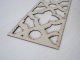 Fali dekorpanel, marokkói minta, 15x150 cm, 3 mm HDF - Antracit