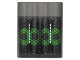 GP Akkumulátor töltő Pro P461, D461 dokkolóval + 4 db AA ReyCko Pro 2000 mAh tölthető elem
