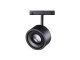 Genesis Ring+ mágneses sínes LED lámpa,  Ø10 cm, fekete - 12W (130°) természetes fehér, 48 Volt