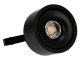 Genesis Ring+ mágneses sínes LED lámpa,  Ø10 cm, fekete - 12W (130°) természetes fehér, 48 Volt