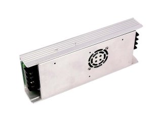 LED tápegység 12 Volt - fém házas, ipari (350W/30A) Slim, ventilátor