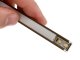 Type-X Barna - Alumínium U profil LED szalagos világításhoz 12x8 mm (Opál búrával)