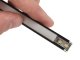 Type-X Fekete - Alumínium U profil LED szalagos világításhoz 12x8 mm (Opál búrával)
