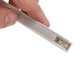 Type-X Fehér - Alumínium U profil LED szalagos világításhoz 12x8 mm (Opál búrával)