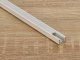 Type-X Fehér - Alumínium U profil LED szalagos világításhoz 12x8 mm (Opál búrával)
