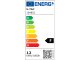 LED panel (négyzet alakú) 12W - hideg fehér, műanyag, Backlit panel, Samsung chip