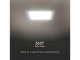 LED panel (négyzet alakú) 6W - hideg fehér, műanyag, Backlit panel, Samsung chip