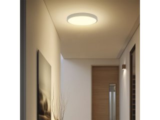 IP44 mennyezeti LED lámpatest - kör (36W/3820lm) hideg fehér, fehér (350 mm), Samsung chip