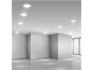 LED panel (kör alakú) 24W - hideg fehér, műanyag, Backlit panel, Samsung chip