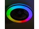 Plave LED mennyezeti ventilátor és LED lámpa, (7 lapát, 48W/CCT+RGB) távirányítóval