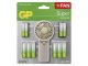 GP Super alkáli 12 AAA + 12 AA ceruza elem, ajándék kézi ventilátorral - (24 db)