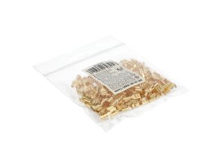 Rezezett csúszósaru, kábelsaru (100db/csomag) 6.3 mm