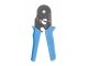 Krimpelő fogó érvéghüvelyekhez (0.25-6 mm2) 6 pofás, kék-fekete