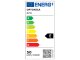 Lineáris LED csarnokvilágító (50 Watt, 5000 lumen, 6000K) hideg fehér, fekete