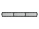 Lineáris LED csarnokvilágító (150 Watt, 15000 lumen, 6000K) hideg fehér, fekete
