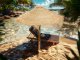 - Sunprotect trópusi stílusú napernyő (Ø175cm) árnyékoló napágy mellé strandon, szállodában