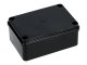 S-BOX sima falú kötődoboz csavaros fedéllel, (125x85x55 mm) IP65, fekete
