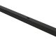 Fekete kábelcsatorna, 20x18 mm, műanyag, pattintható fedéllel - 2 m