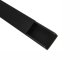Fekete kábelcsatorna, 32x15 mm, műanyag, pattintható fedéllel - 2 m